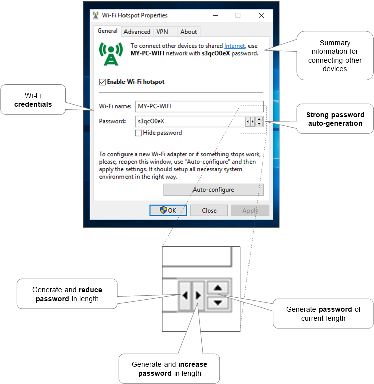 Set Wi-Fi name and password