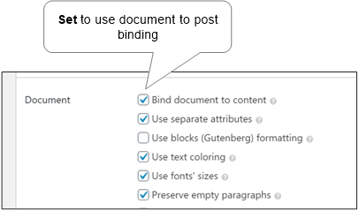 document-to-post-binding-option