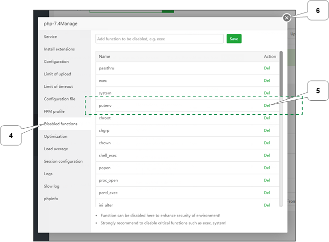 aapanel-php-settings-disfuncs