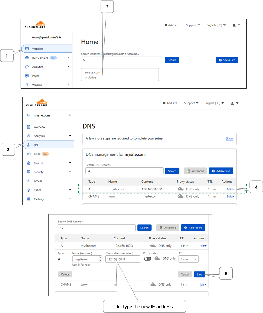 cloudflare-site-dns-change-ip